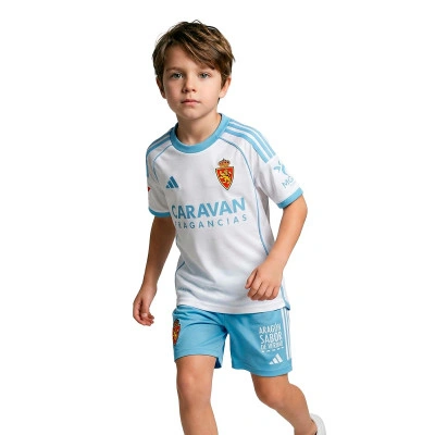 Conjunto Real Zaragoza Primera Equipación 2025-2026 Niño