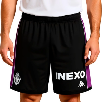 Calções Real Valladolid Segundo Equipamento 2025-2026