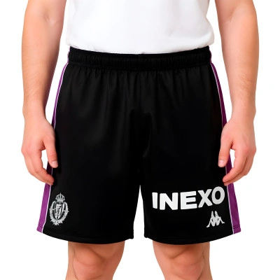 Calções Real Valladolid Segunda Equipación 2025-2026 Niño