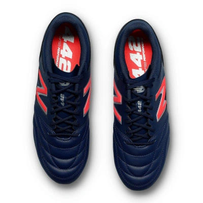 New Balance 442 Team FG v2 Navy Silver Energy Red — foto 6