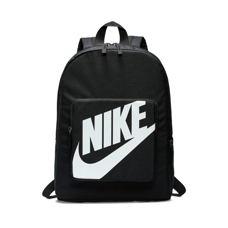nike backpack classic line Unisex Kids Y Nk Bkpk Sports (pack of 1) adjustable shoulder straps for comfortable carrying Nike Heritage Backpack - Black/Black/White