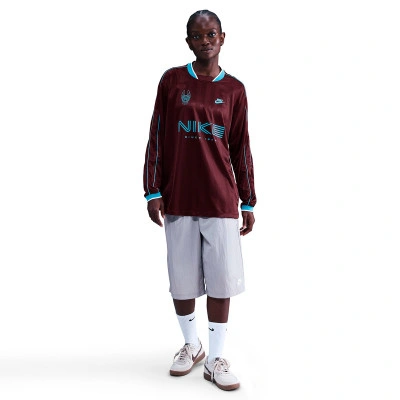 Nike Sportswear Long-Sleeve Jersey 'Burgundy Crush Baltic Blue' (Women's) — foto 7
