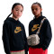 Nike Club Fleece Hdy Gold Satn Kids Sweatshirt
