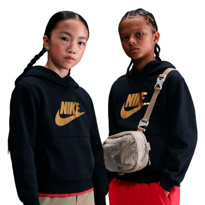 Club Fleece Hdy Gold Satn Kids Sweatshirt