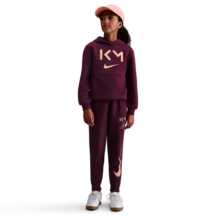 sudadera-nike-kylian-mbappe-club-fleece-bordeauxorange-pulsemelon-tint-5