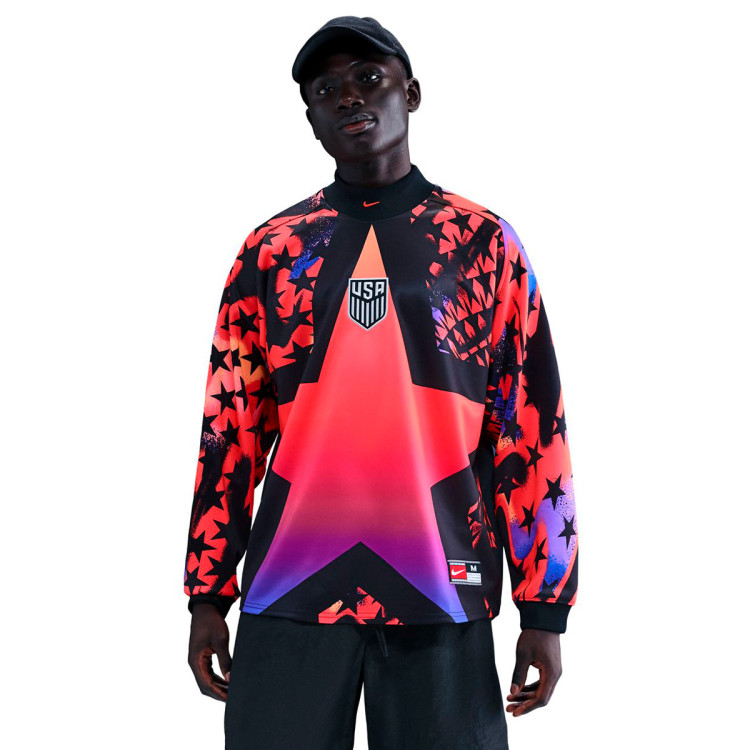 T-Shirt Nike Goalkeeper USA Black-Bright Crimson - Fútbol Emotion