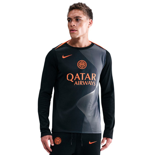 Jersey Nike Inter Milan Pre-Match Long Sleeve 2025-2026 Black