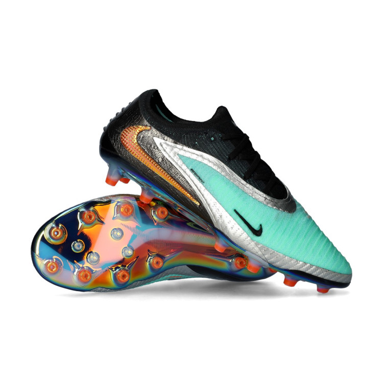 Fußballschuh Nike Phantom Elite AG Chrom-Schwarz Fútbol Emotion