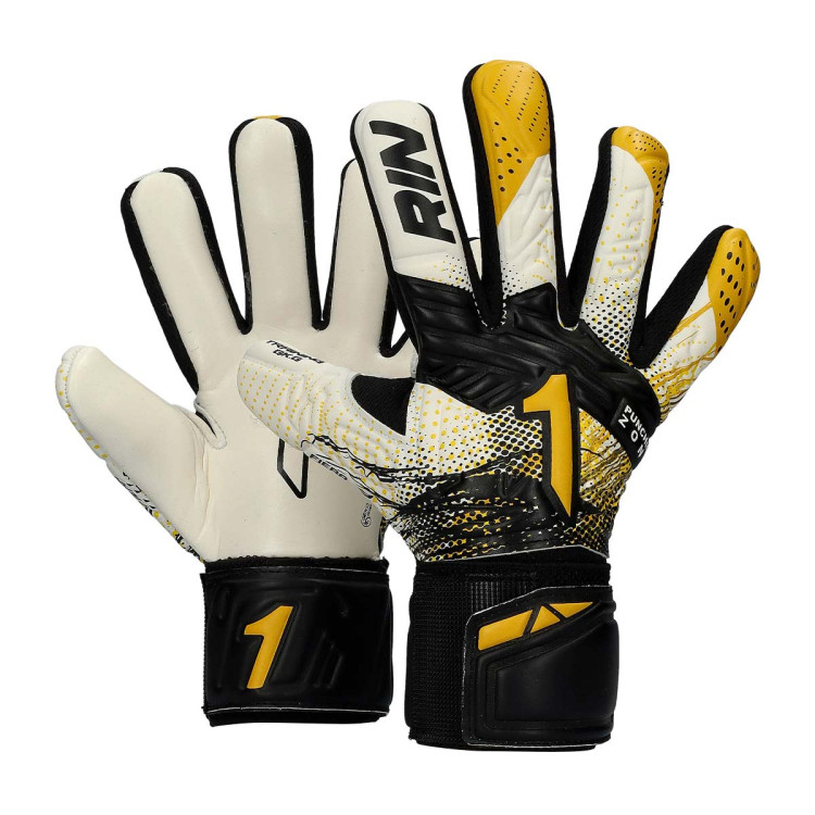 Gloves Rinat Kids Fiera Training Onana Gold-Black - Fútbol Emotion