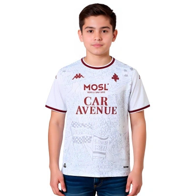Camiseta FC Metz Segunda Equipación 2025-2026 Niño