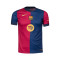 Camisola Nike Lamine FC Barcelona Primeiro Equipamento 2024-2025 Criança Deep Royal Blue-Noble Red-Midni