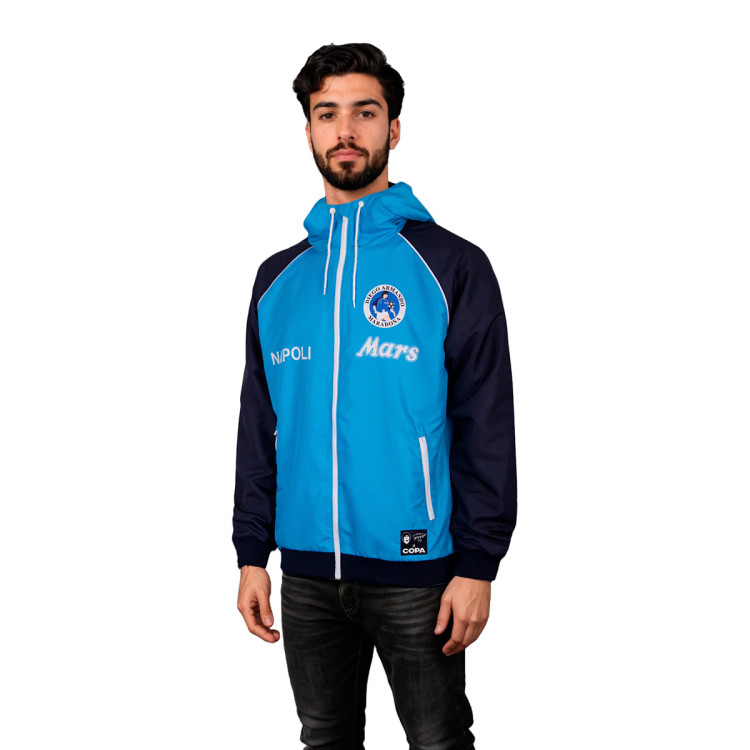 Jacket COPA Maradona x COPA Napoli 1989 Windrunner Blue-Black