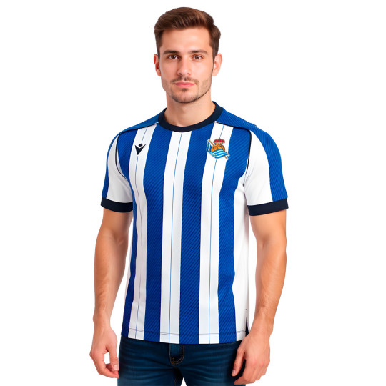 Jersey Macron Real Sociedad 2025-2026 Home Blue-White - Fútbol Emotion