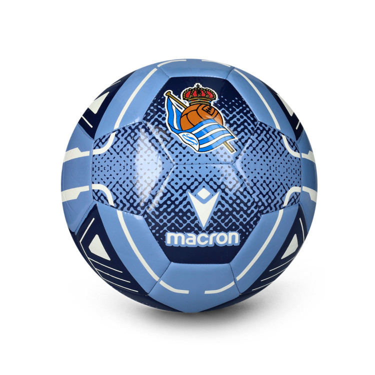 Ball Macron Real Sociedad 2025-2026 Blue - Fútbol Emotion