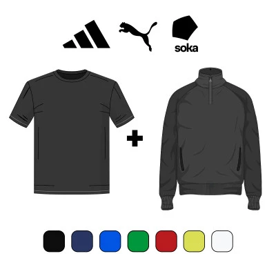 Camiseta + Sudadera Niño Adidas Entrada - Puma TeamLiga - Soka Kit