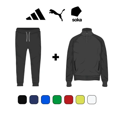 Sudadera + Pantalón largo Niño Adidas Entrada - Puma TeamLiga - Soka Kit