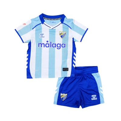 Conjunto Malaga Cf Primera Equipación 2025-2026 Niño