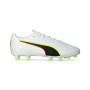 King 20 Match FG/AG Criança-Puma White-Glowing Red-Yellow Alert