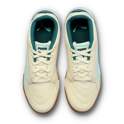 PUMA Pressing 4 Support Soccer Shoes Men's Yellow White Green — photo 6