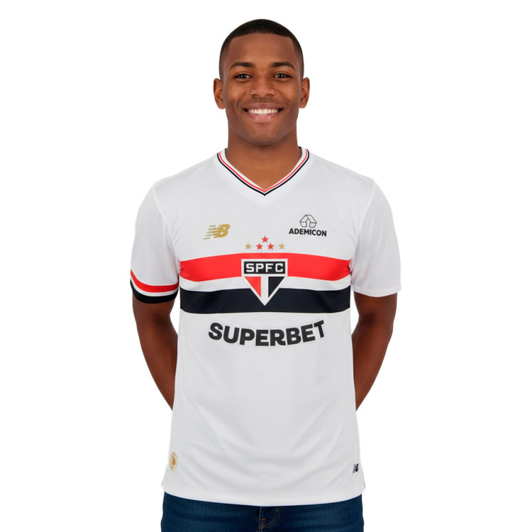 Jersey New Balance São Paulo 2025-2026 Home White-Red-Black