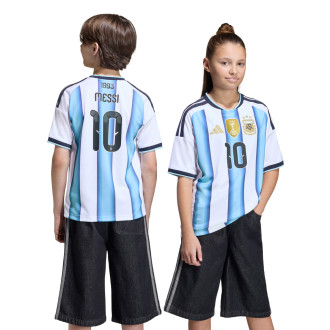 Camiseta Messi Argentina Primera Equipación Mundial 2026 Niño