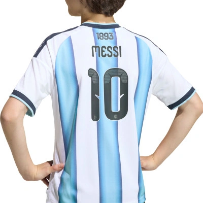 Jersey Messi Argentina Primer Uniforme Copa del Mundo 2026 Niño