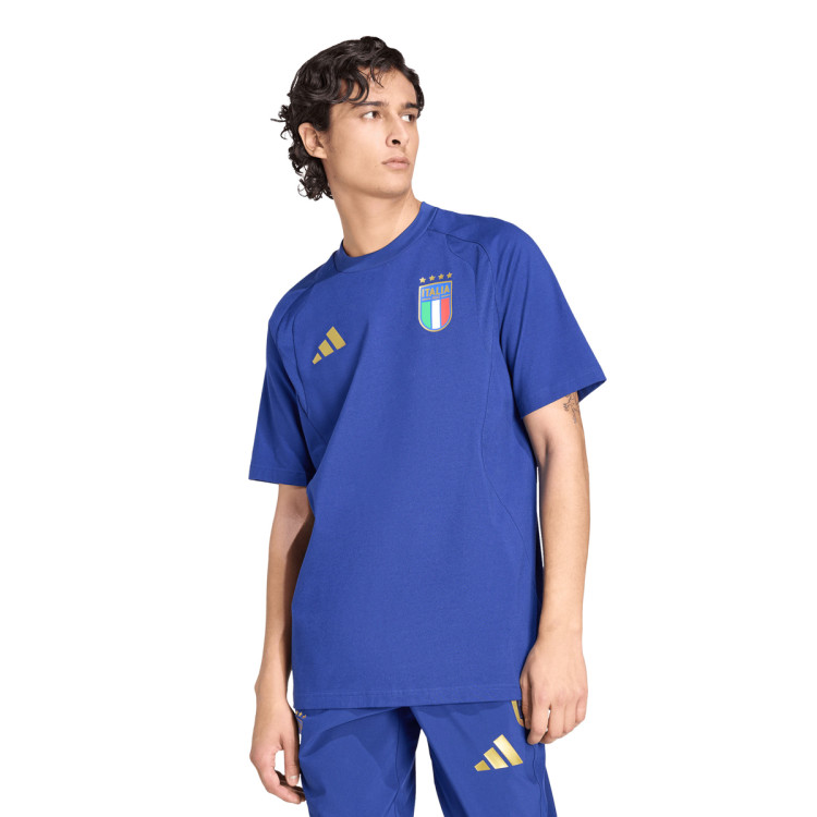 トップス Italy T-Shirt adidas Italy Vis-Tech Fanswear World Cup 2026 victory blue