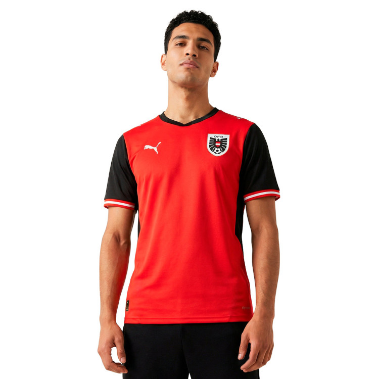 Jersey Puma Austria World Cup 2026 Home Red - Fútbol Emotion