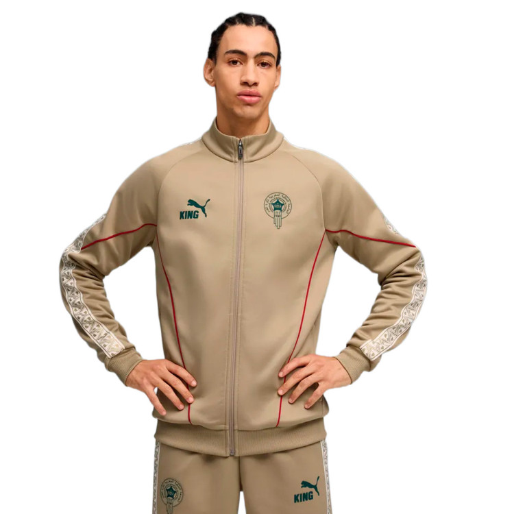 NONNON 2026YOKOHAMA FC×PUMAトラックジャケットL Jacket Puma Morocco Pre-Match World Cup 2026 Green - Fútbol Emotion