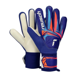 Guantes Attrakt Starter Solid sharp blue-white-shocking orange