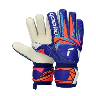 Guantes Attrakt Advance Niño sharp blue-white-shocking orange