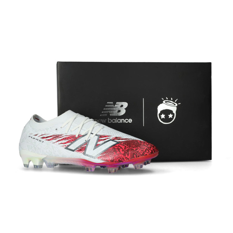 Football Boots New Balance Furon V8 Elite FG Bukayo Saka Red-White