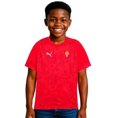 Camiseta Sporting Gijon Training 2025-2026 Niño
