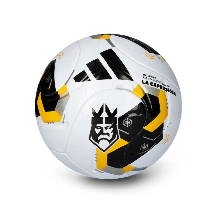 Ball adidas Kings League 2026 Réplica League White-Black-Gold