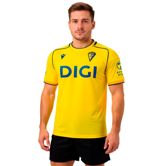KELME カディスCF Cádiz CF サッカー ユニフォーム 黄色 Macron Cadiz C.F. Home Authentic Matchday Jersey 2024-2025