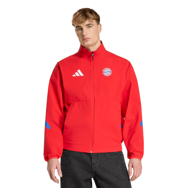 Veste adidas FC Bayern Pre-Match 2025-2026 Red - Fútbol Emotion