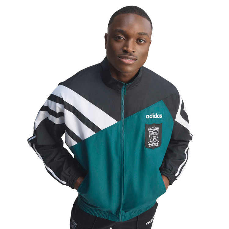 adidas リバプール ジャケット 2XL ターコイズ Jacket adidas Liverpool FC Special Edition 2025-2026 Black
