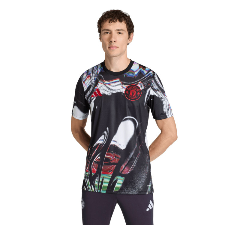 Jersey adidas Manchester United Pre-Match 2025-2026 Black - Fútbol