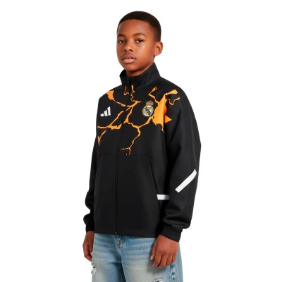 Kids Real Madrid Pre-Match Marvel 2025-2026 Jacket