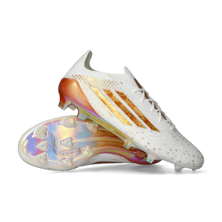 Football Boots adidas F50 Elite FG Salah White-Golden Beige-Thermal Gold  Met - Ftbol Emotion