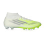 F50 Sparkfusion League FG/AG Mujer-White-Iron Met-Hi-Res Yellow