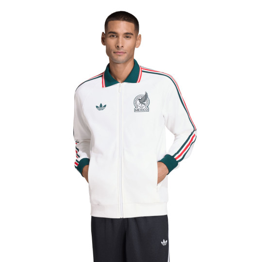 アディダス★FIFA公式 アメリカ代表 刺繍ロゴ トラックジャケット 白 XL Jacket adidas Mexico Gameday Originals World Cup 2026 White