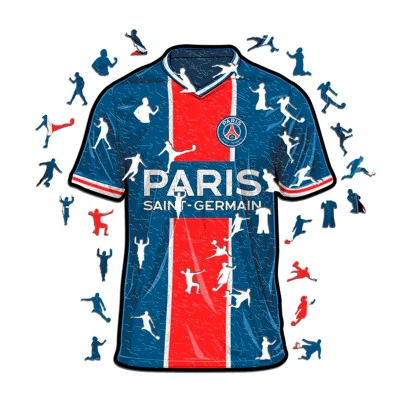 PSG Camiseta Puzzle Madera (150 Piezas)