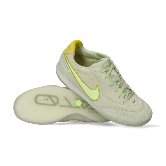 Futsal Shoes Nike Tiempo Street Gato LE Olive Aura-Lt Liquid Lime