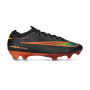 Air Zoom Mercurial Vapor 16 Elite FG-Black-Hyper Crimson