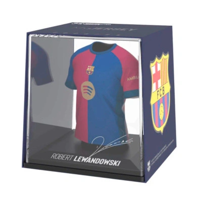 Vitrina camisola FC Barcelona Lewandowski 2024-2025