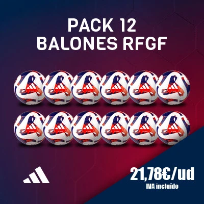 Balón Pack 12 unidades RFGF