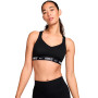 Dri-Fit Indy High Support Mujer-Black-Black-White