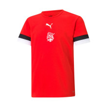 Camiseta teamRISE m/c Niño CE MANRESA Red-Black-White