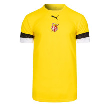 Camiseta teamRISE m/c Niño Portero CE MANRESA Cyber Yellow-Black-White